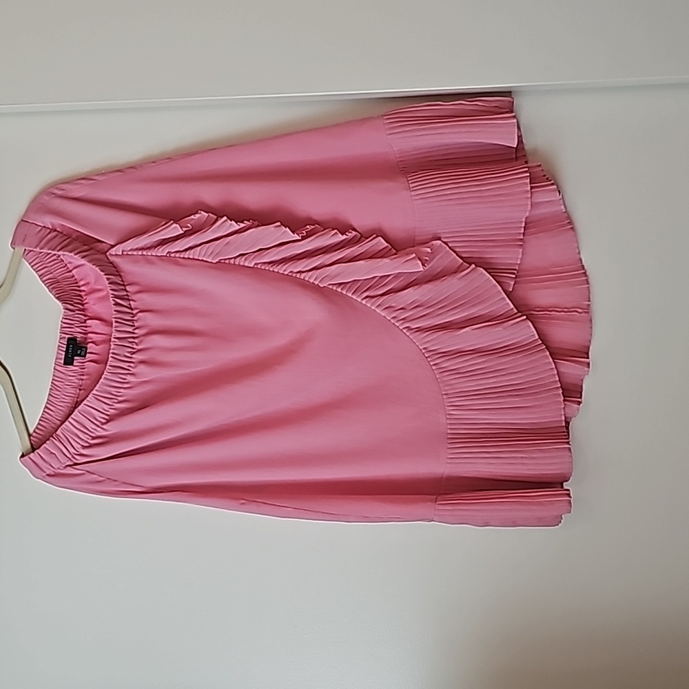 J Crew pink ruffle skirt